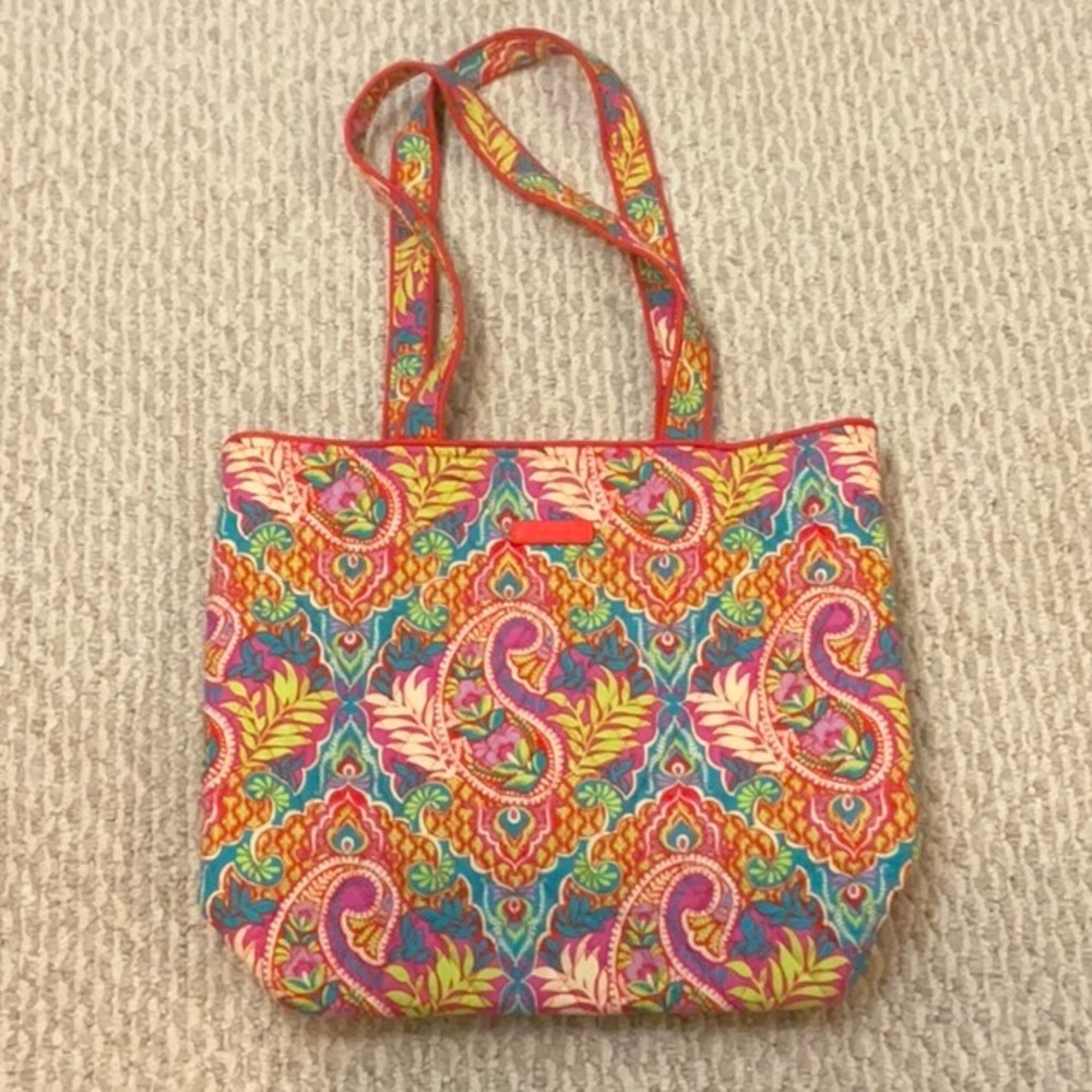 Vera Bradley Vibrant Paisley Tote
